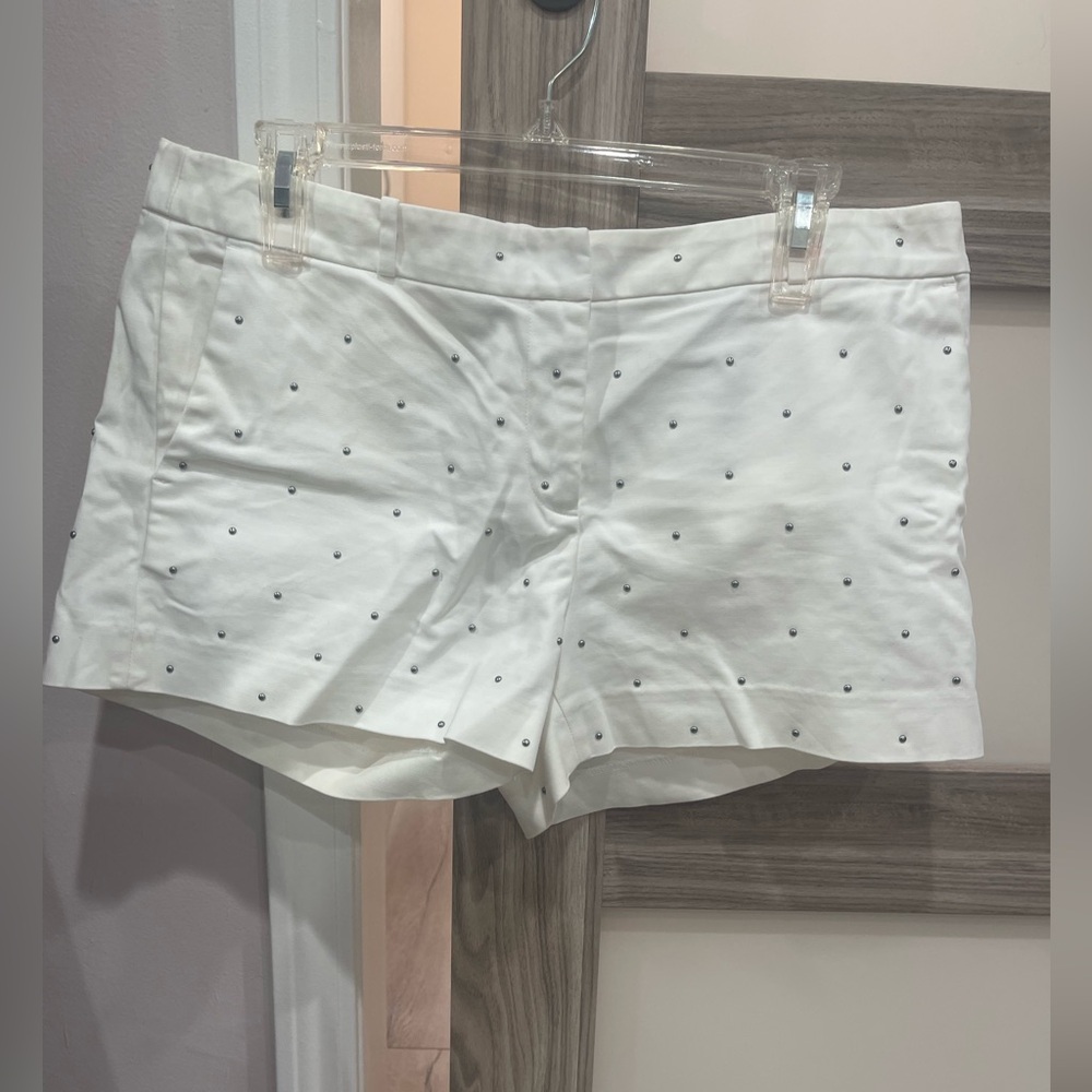 Michael Kors High Waist White Shorts